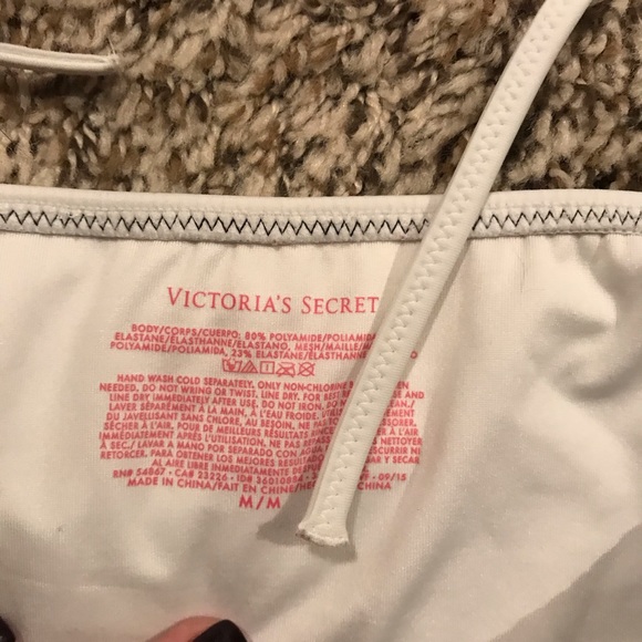 White teal mesh Victoria’s Secret bikini set - Picture 2 of 3